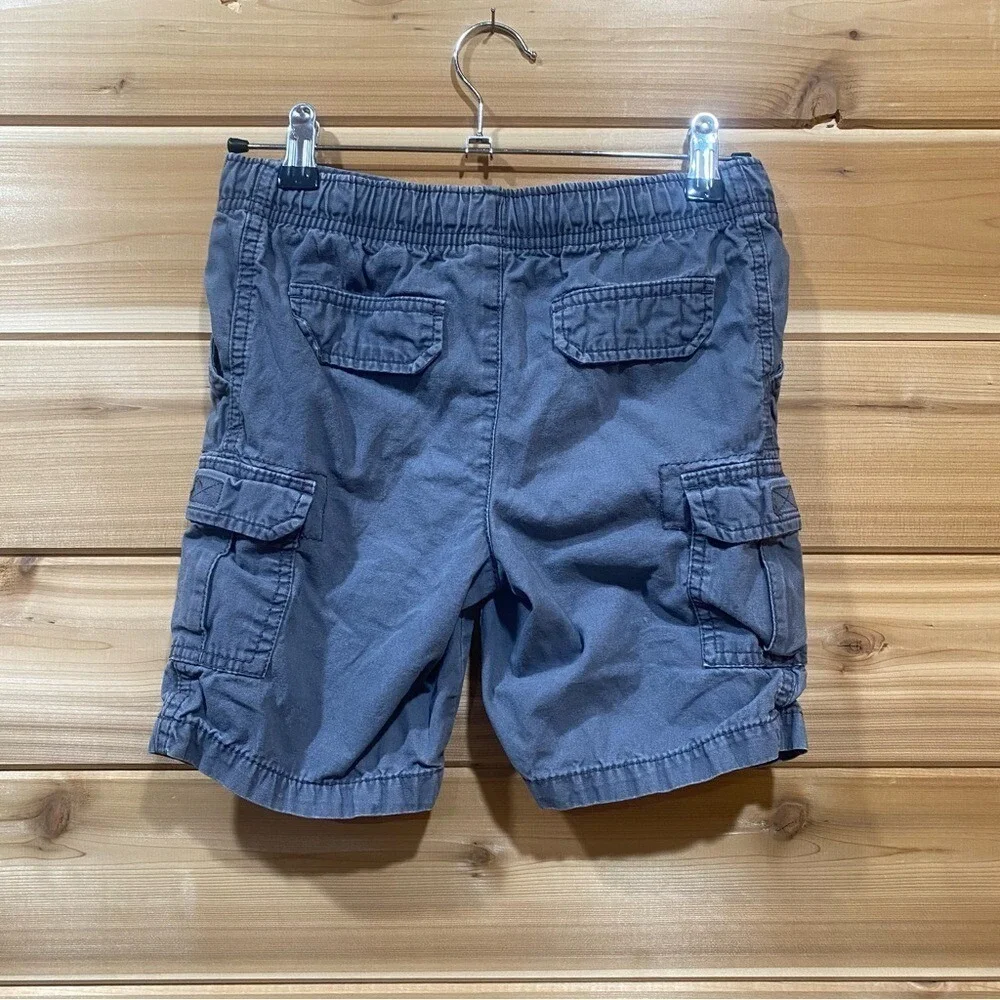 Bundle &‎ Save Carter's Gray Cargo Shorts with Elastic Waistband SZ 6